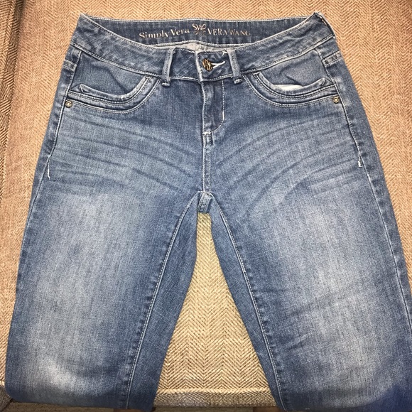 Vera Wang Denim - Vera Wang Simply Vera Flap Back Pocket Jeans Sz 2